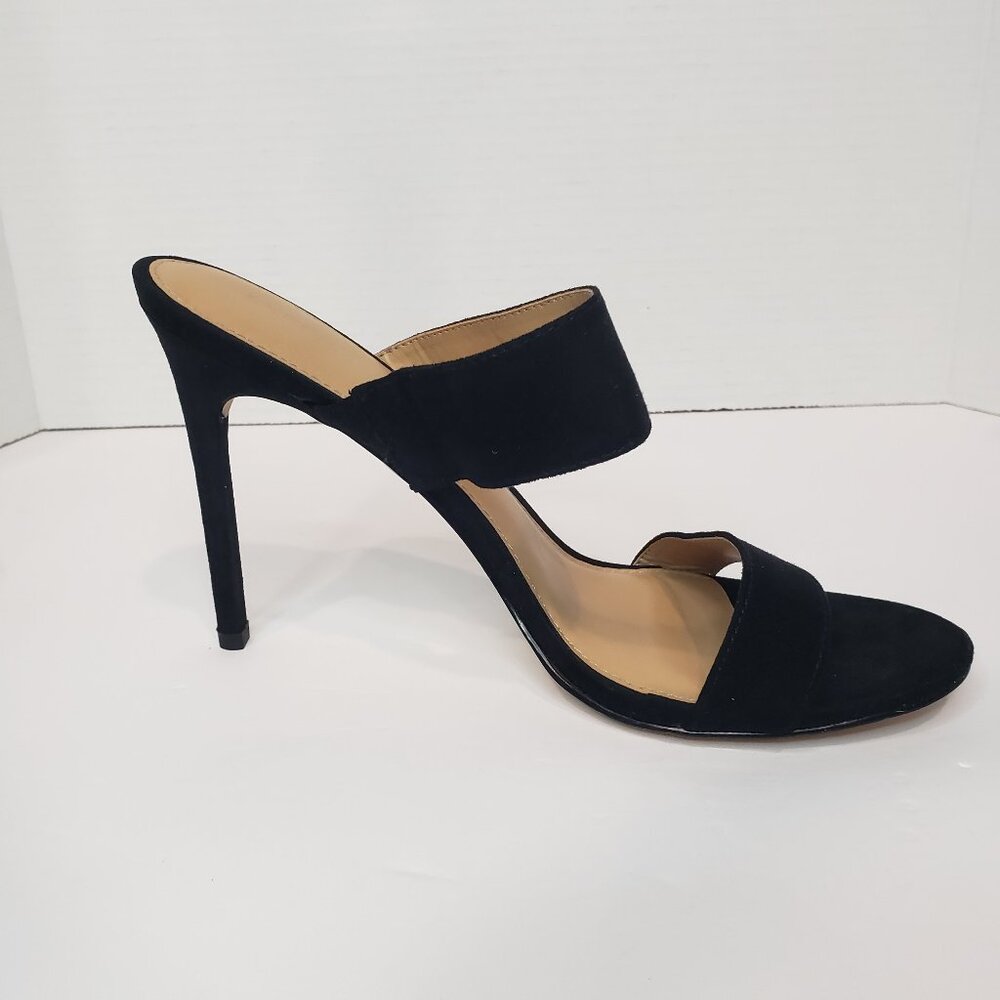 Express Black Open-Toe Stiletto Size 10